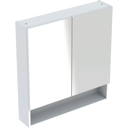 Geberit Selnova Square mirror cabinet with two doors