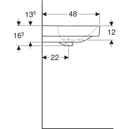 Geberit Smyle Square washbasin - Washbasins,Washbasins