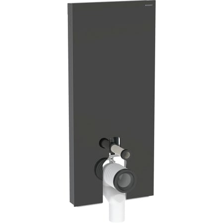 Geberit Monolith Sanitärmodul für Stand-WC, 114 cm, Frontverkleidung aus Glas - Für Stand-WCs