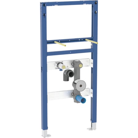 Geberit Duofix Element für Waschtisch, 112 cm, Standarmatur, mit einer Wasserzählerstrecke, UP-Kugelhahn und Anschluss-T-Stück