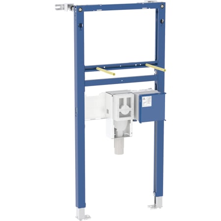 Geberit Duofix element for washbasin, 112 cm, electronic deck-mounted tap with concealed function box, with concealed trap