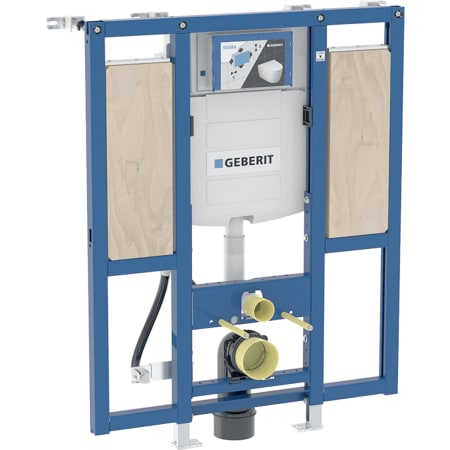 Element de instalare Geberit Duofix pentru vas WC suspendat, 112 cm, cu rezervor încastrat Sigma 12 cm, cu acces liber, pentru mânere de sprijin şi de susţinere