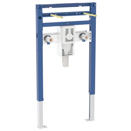 Bâti-support Geberit Duofix pour lavabo, 82–98 cm, robinetterie sur gorge, avec siphon à encastrer