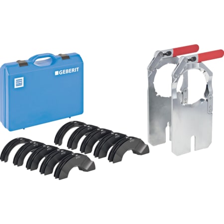 Geberit set of jaw adapters with tension device d110