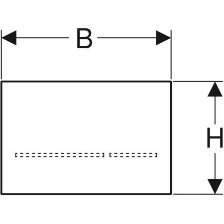 Geberit WC-Steuerung elektronisch, Netzbetrieb, für Sigma UP-Spülkasten 12 cm, mit Sigma80 Betätigungsplatte, Square, berührungslos - Für Netzbetrieb, für Geberit Sigma UP-Spülkästen 12 cm