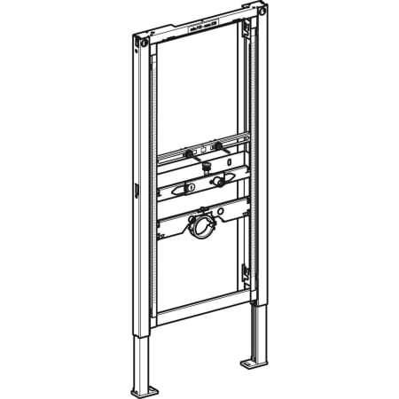 Geberit Duofix Element für Urinal, 112–130 cm, universell, für integrierte Urinalsteuerung - Elemente für Urinale