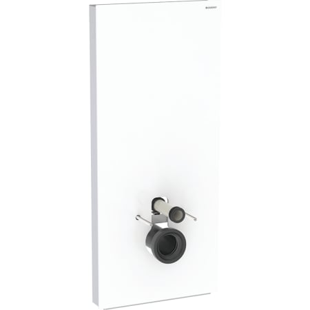 Geberit Monolith sanitary module for wall-hung WC, 114 cm, front cladding made of glass