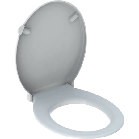 Geberit Selnova Comfort WC-ülőke, akadálymentes, antibakteriális, rögzítés felülről