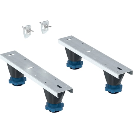 Geberit set of feet and crossbars, with holders, for bathtub made of sanitary acrylic