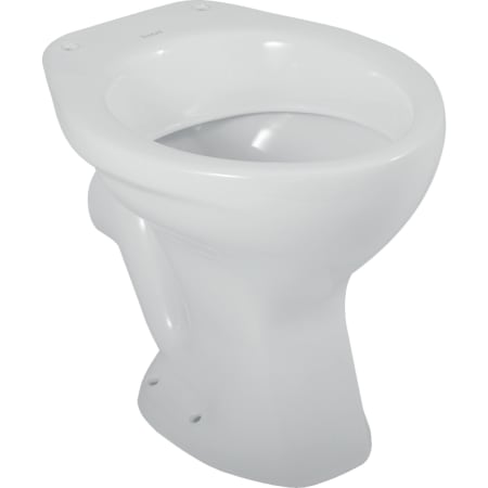 Twyford Classic floor-standing WC for exposed cistern, low-level, washdown WC, horizontal outlet