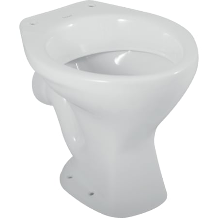 Twyford Classic floor-standing WC for exposed cistern, low-level, washdown WC, multidirectional outlet