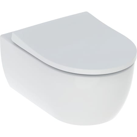 Geberit iCon set konzolne WC školjke s funkcijom bidea, zatvorena forma, Rimfree, s WC sjedalom