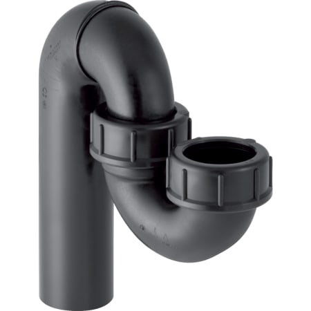 Geberit P-trap for sink, with compression joint, vertical inlet and vertical outlet