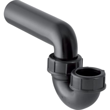 Geberit P-trap for sink, with compression joint, vertical inlet and horizontal outlet