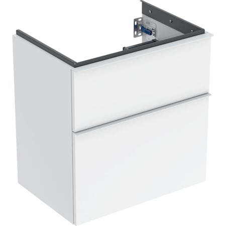 Geberit iCon baza za umivaonik, s dvije ladice, skraćena projekcija
