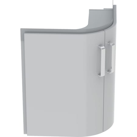 Geberit Selnova Compact cabinet for corner washbasin, with two doors