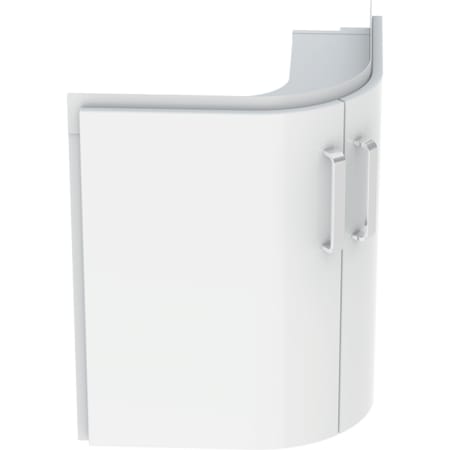 Geberit Selnova Compact cabinet for corner washbasin, with two doors