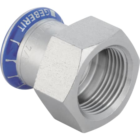 Geberit Mapress Stainless Steel adapter with female thread