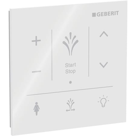 Wall-mounted control panel for Geberit AquaClean Sela