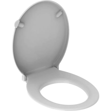 Abattant WC Geberit Renova Comfort adapté PMR, antibactérien, fixation par le bas