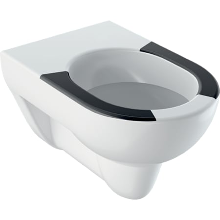 Geberit Renova Wand-WC Tiefspüler, mit gekennzeichneten Sitzflächen