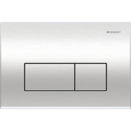 Geberit Omega10 flush plate, square, dual flush