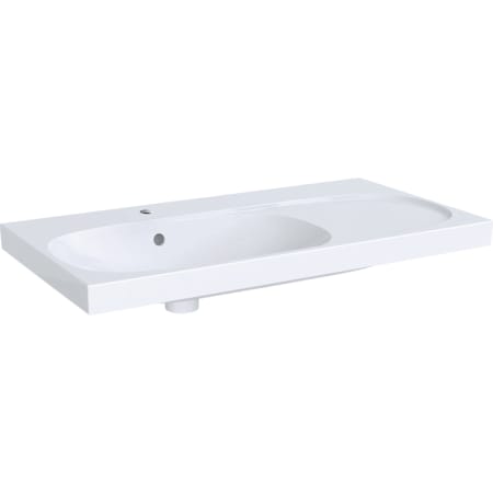 Geberit Acanto washbasin with right shelf surface