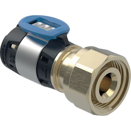 Geberit FlowFit connection nipple for manifold, for Euro cone