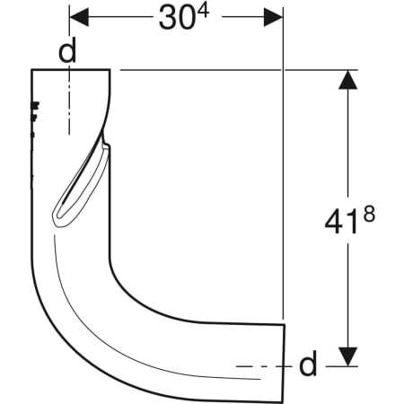 Geberit PE BottomTurn Bogen - Bögen