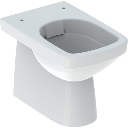 Geberit Selnova Square floor-standing WC, washdown, back-to-wall, horizontal or vertical outlet, semi-shrouded, Rimfree
