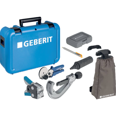 Geberit FlowFit Koffer bestückt mit Werkzeugen [1]