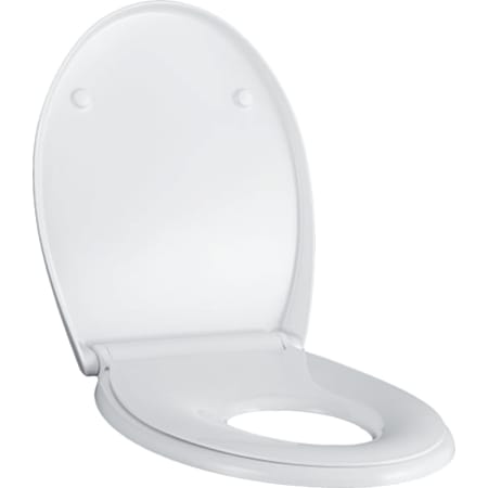 Geberit Selnova tualetes poda vāks ar tualetes poda sēdriņķi, paredzēta bērniem, stiprināšana no augšas