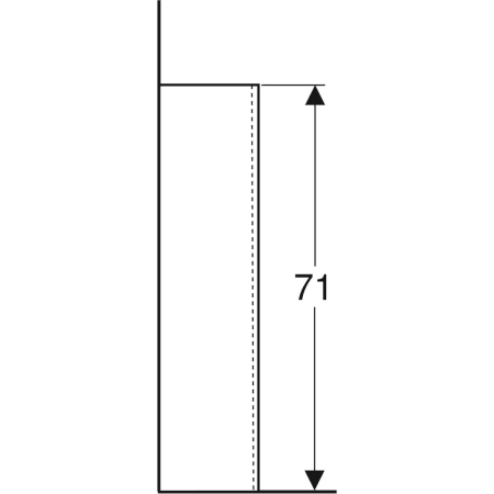 Geberit Selnova full pedestal - Full pedestals,Pedestals