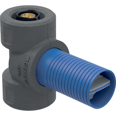 Geberit FlowFit concealed ball valve with insulation