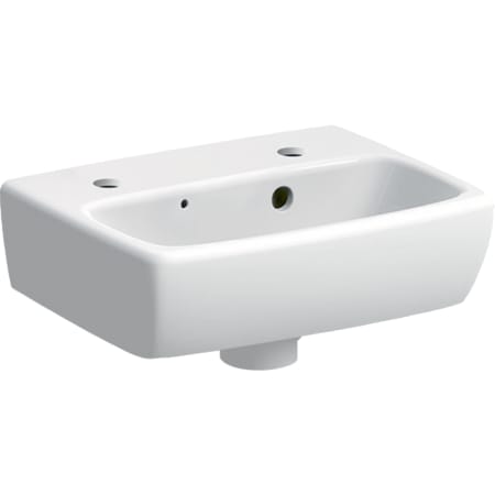 Geberit Selnova Square handrinse basin with asymmetrical overflow - Handrinse basins,Handrinse basins