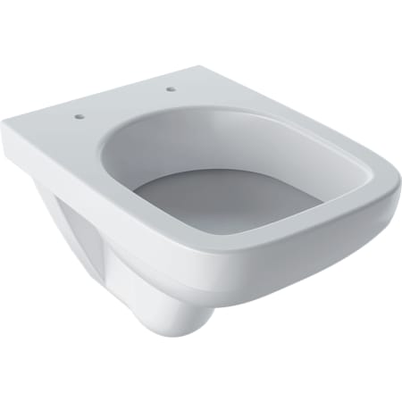 Geberit Selnova Compact pakabinamas WC puodas, kompaktiškas ilgis, kampuotų formų dizainas