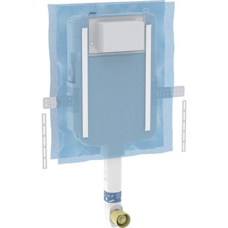 Réservoir à encastrer Geberit Alpha 8 cm, 6 / 3 litres