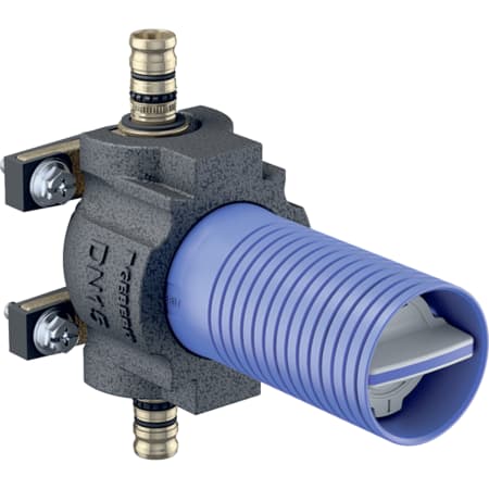 Geberit Mepla concealed ball valve with fastening