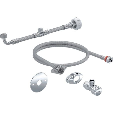 Water supply connection set for concealed cisterns 12 cm / 15 cm, for Geberit AquaClean Tuma WC enhancement solutions
