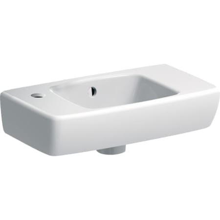 Geberit Selnova Compact handrinse basin, small projection, with shelf surface - Handrinse basins,Handrinse basins