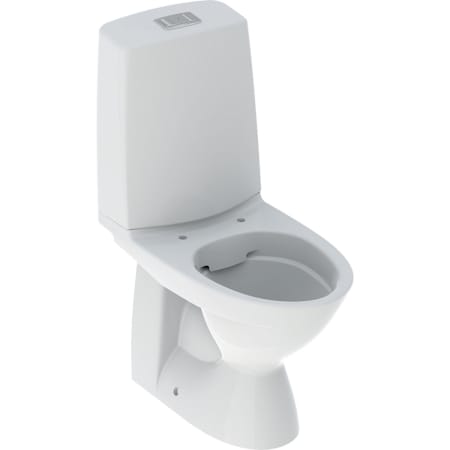 IDO Glow 61 -lattia-WC, piiloviemäri-P-lukko, kaksoishuuhtelu, Rimfree