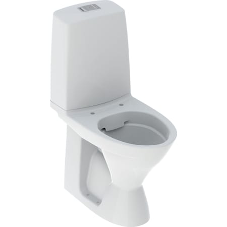 IDO Glow 62 -lattia-WC, korotettu, piiloviemäri-S-lukko, kaksoishuuhtelu, Rimfree