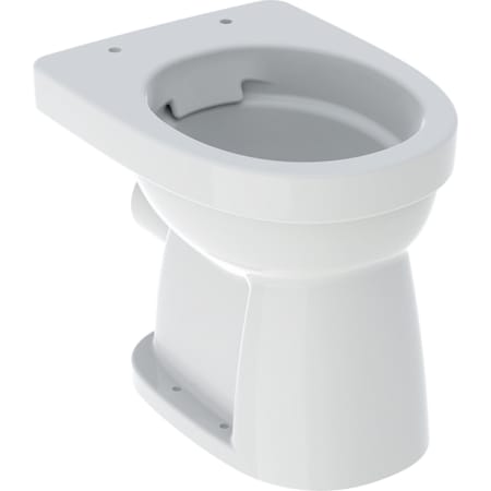 Geberit Renova Stand-WC Flachspüler, Abgang horizontal, Rimfree