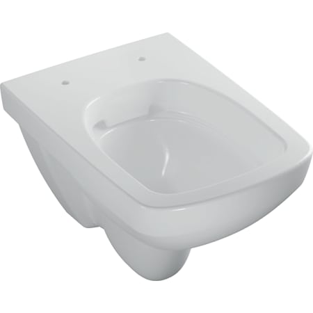 Závesné WC s hlbokým splachovaním Geberit Selnova Compact, hranatý dizajn, skrátené vyloženie, Rimfree