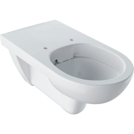 WC suspendu à fond creux Geberit Renova Comfort rallongé, adapté PMR, Rimfree