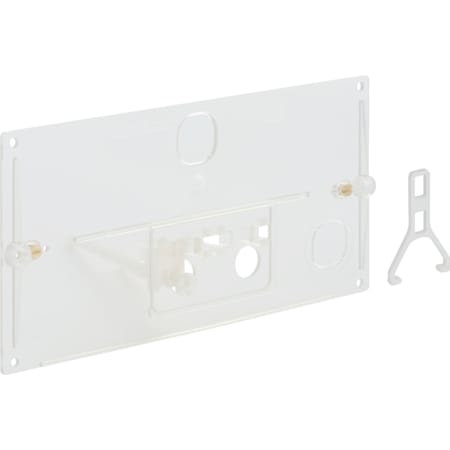 Geberit protection plate with brace and lever mechanism, for concealed cistern type 110.700