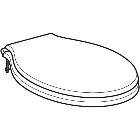Sedile del vaso Geberit Montebianco