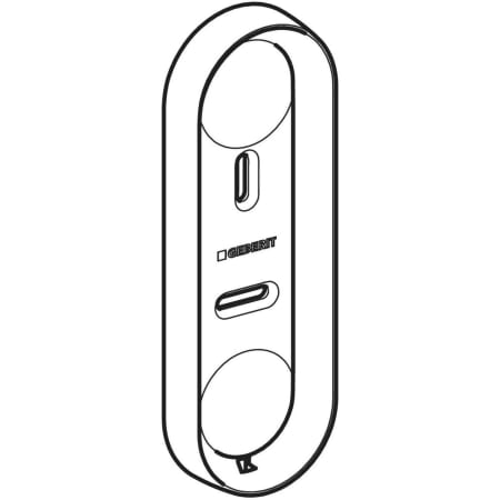 Support mural petit, sécurisé contre le vol, pour télécommandes Geberit AquaClean (à partir de l’année de fabrication 2024) - Pour abattants WC et WC complets