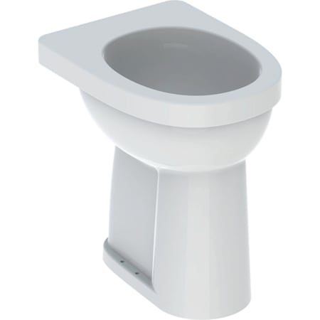 Geberit Renova Comfort Stand-WC Flachspüler, erhöht, Höhe 49 cm, Abgang vertikal