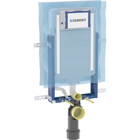 Geberit Kombifix elements sienas tualetes podam, 109 cm, ar Sigma 8 cm zemapmetuma skalojamo tvertni